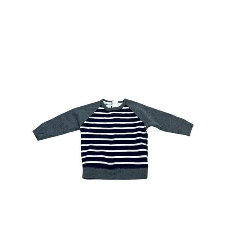 J.Crew Baby Striped Grey Sweatshirt